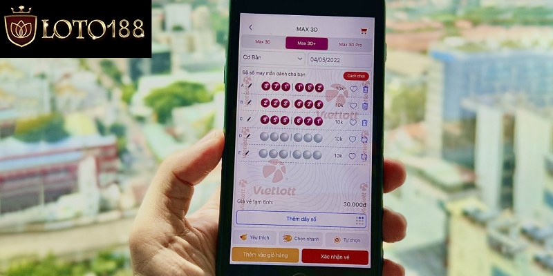 Chi tiết cách đánh xổ số 3D Max tại Loto188