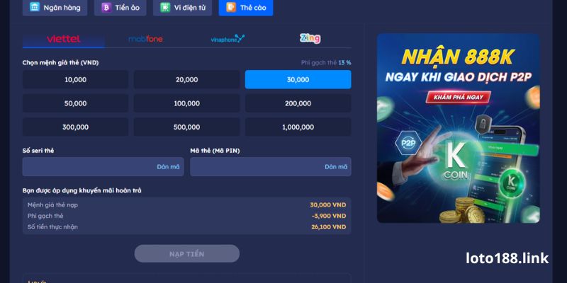 nap tien loto188 qua the cao nap tien loto188 qua the cao
