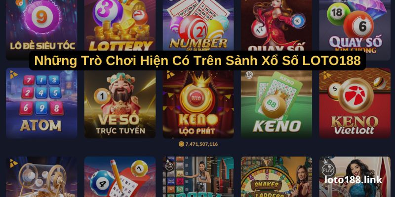 nhung tro choi hien co tren sanh xo so loto188 nhung tro choi hien co tren sanh xo so loto188