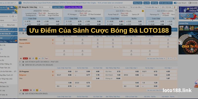 uu diem cua sanh cuoc bong da loto188 uu diem cua sanh cuoc bong da loto188